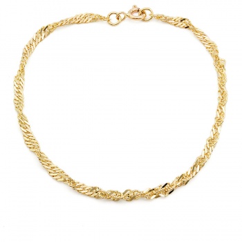 9ct Gold 8 inch Curb Bracelet